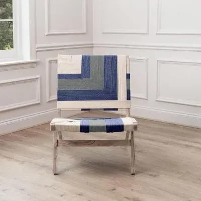 Ballari Woven Chair - Blue image
