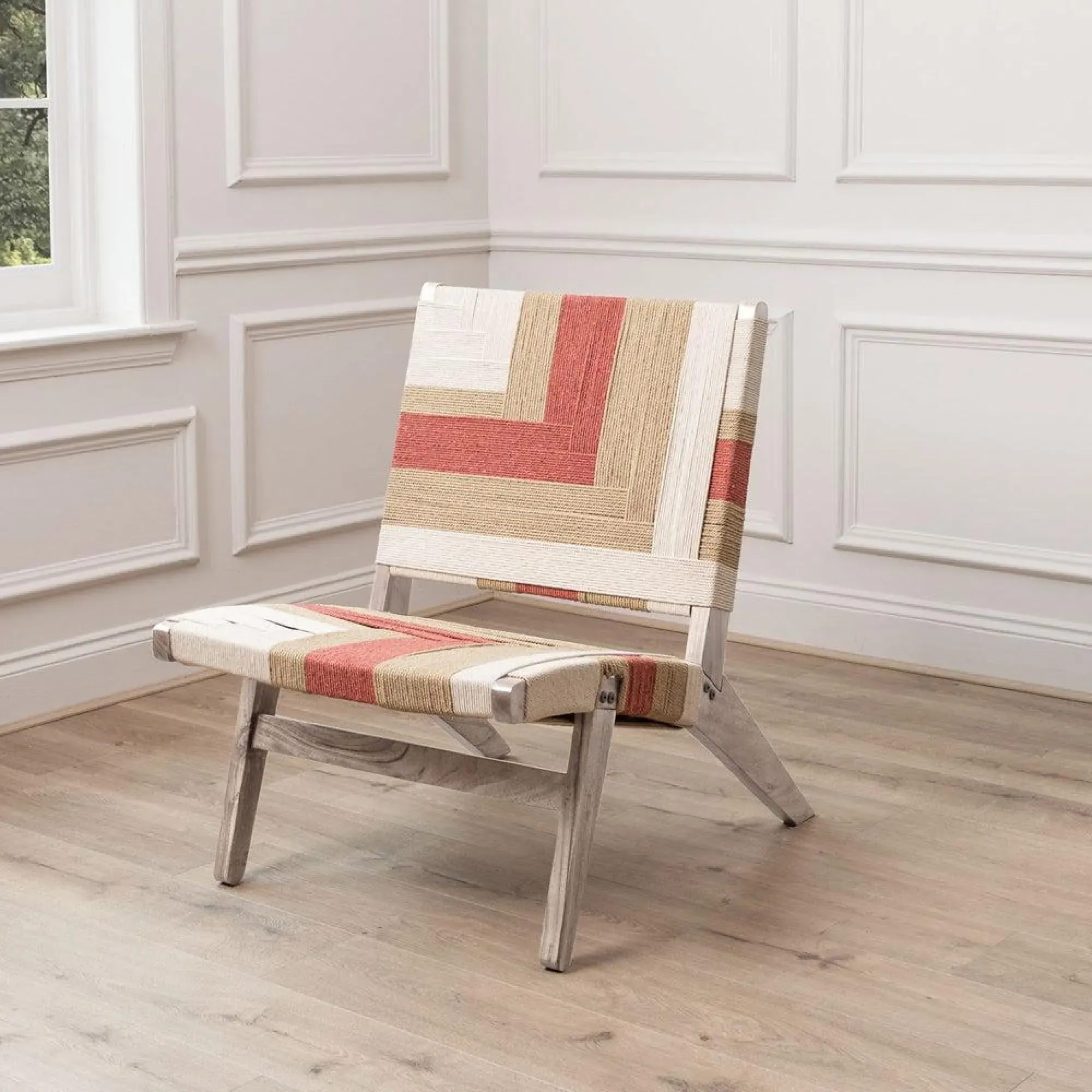 Ballari Woven Chair - Rose