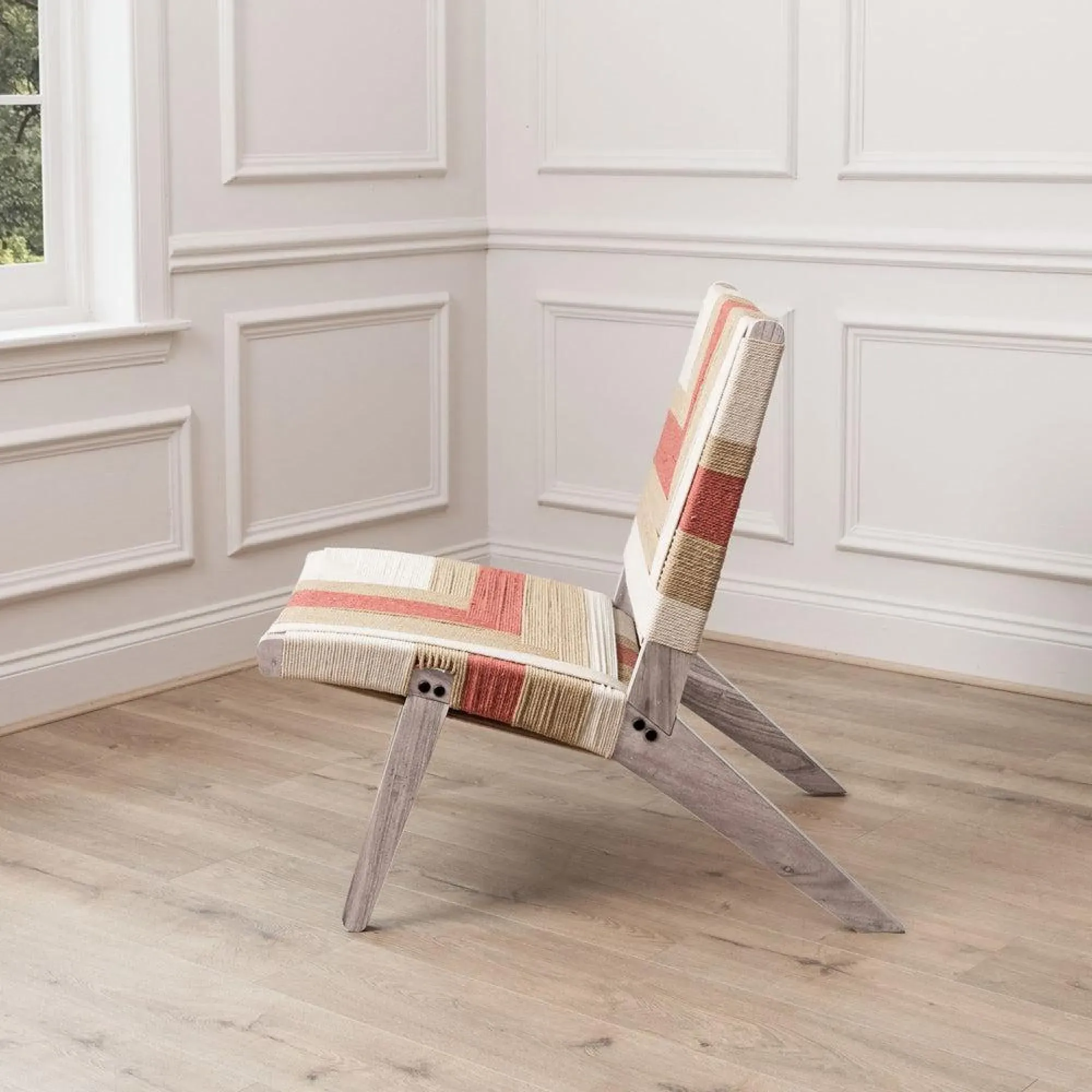 Ballari Woven Chair - Rose