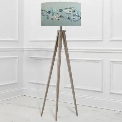 Barbeau Eva Aratus Floor Lamp - Grey, Seafoam image