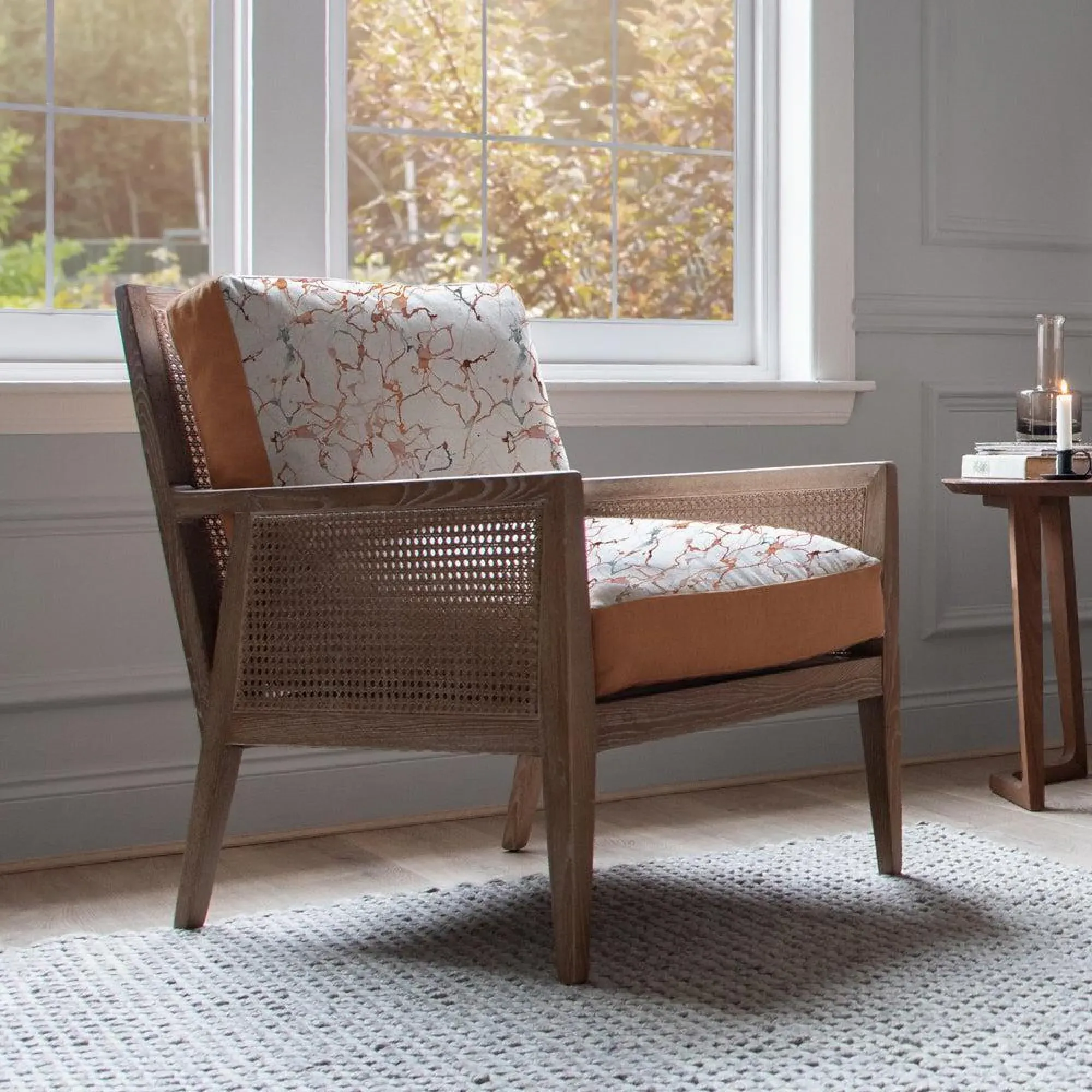 Carrara Kirsi Armchair - Rosewater