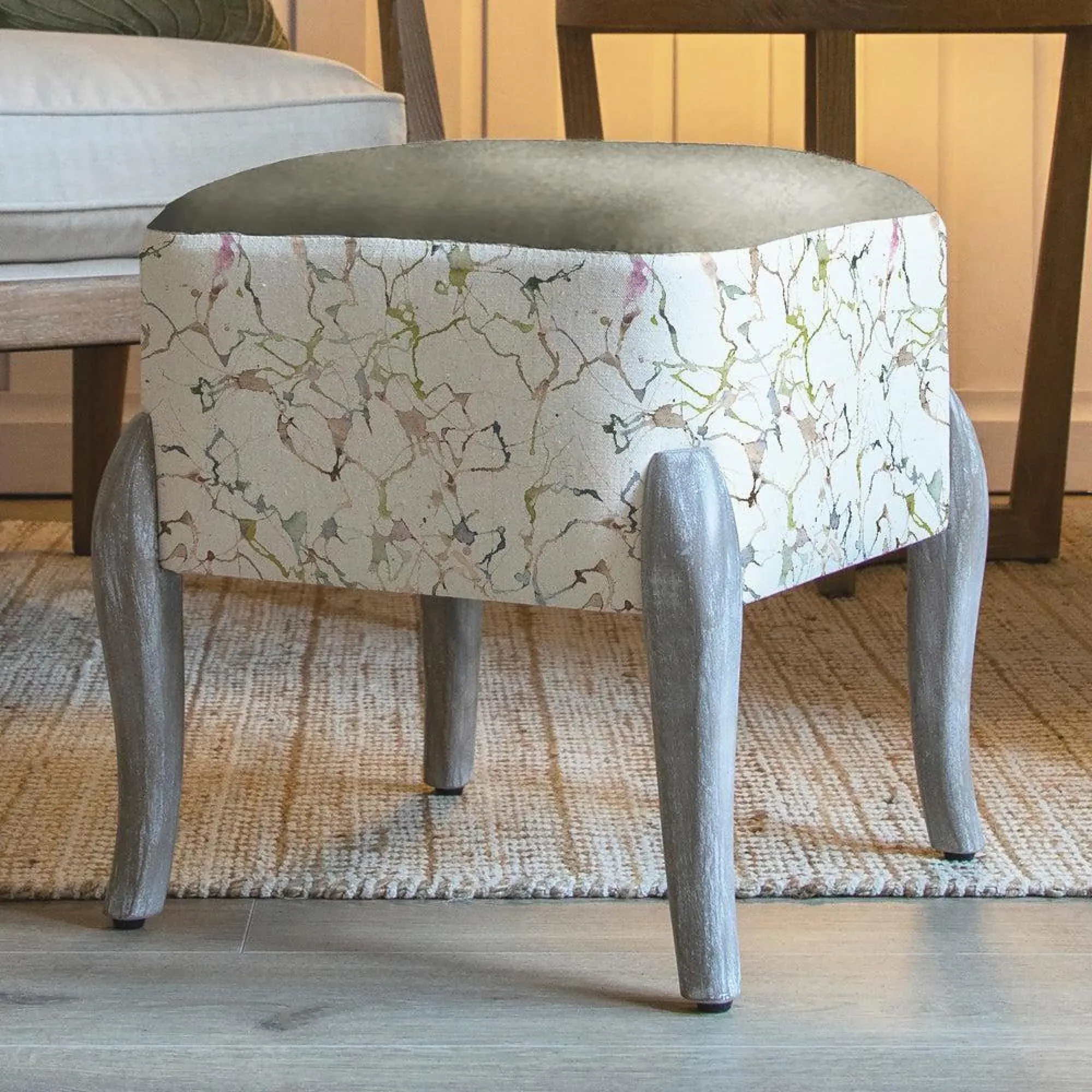 Carrara Ralf Footstool - Meadow