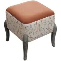 Carrara Ralf Footstool - Rosewater