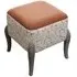Carrara Ralf Footstool - Rosewater