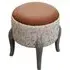 Carrara Rosewater Printed Finn Footstool