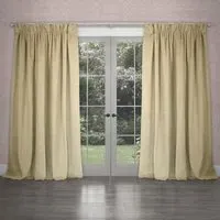 Cube Pencil Pleat Curtains - Feather, Velvet