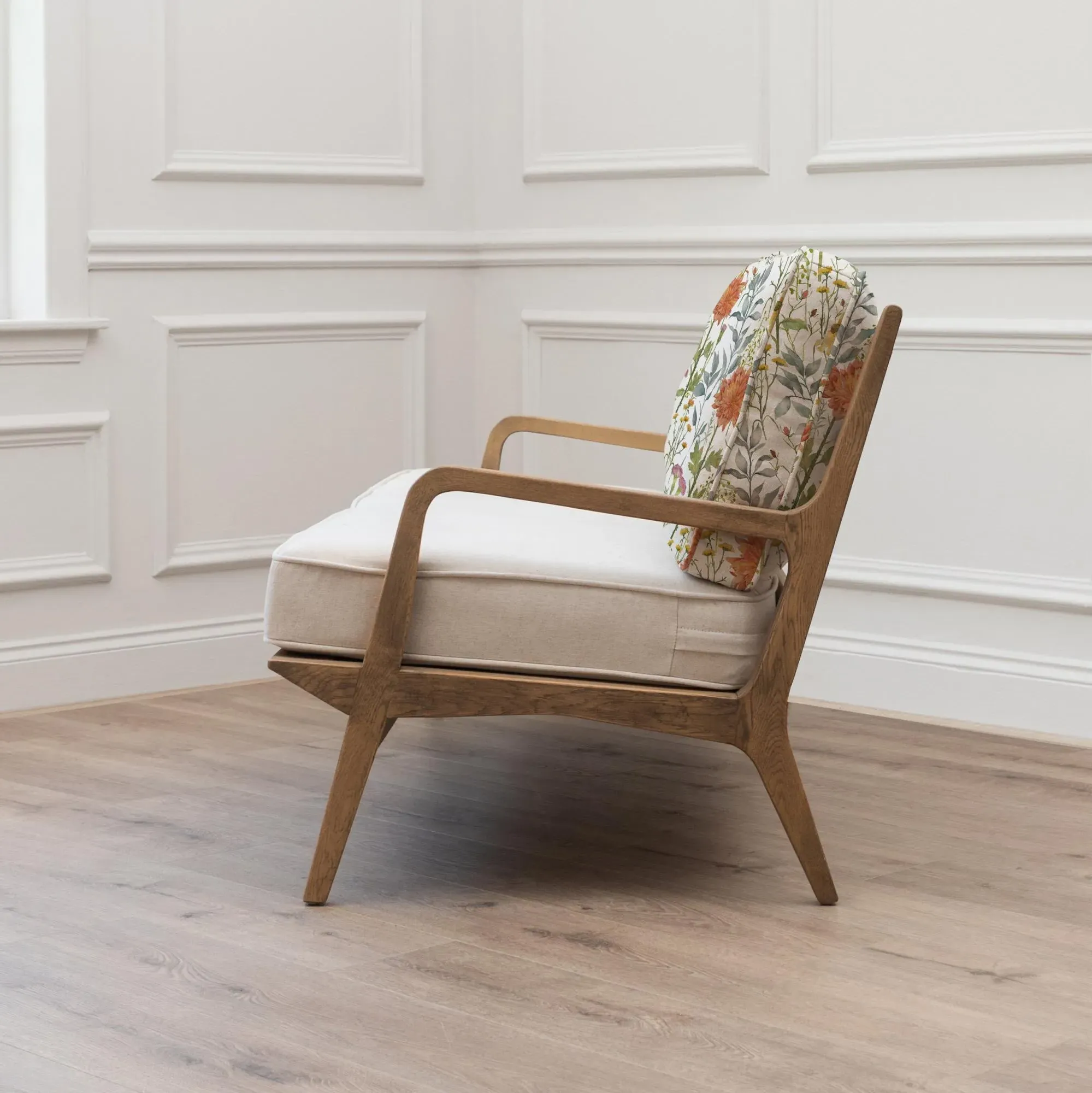 Delamere 2-Seater Sofa - Orange, Linen