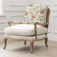 Delamere Florence Armchair - Oak, Linen