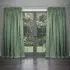 Emilio Woven Pencil Pleat Curtains - Clover