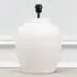 Evora Lamp Base - Ecru