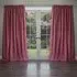 Farley Pencil Pleat Curtains - Peony, Chenille
