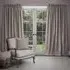 Farley Pencil Pleat Curtains - Truffle, Chenille