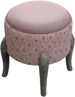 Finn Printed Footstool - Lilian Posy image
