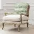 Florence Armchair - Green, Oak and Linen