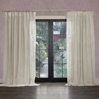 Focus Sheer Pencil Pleat Curtains - Frost