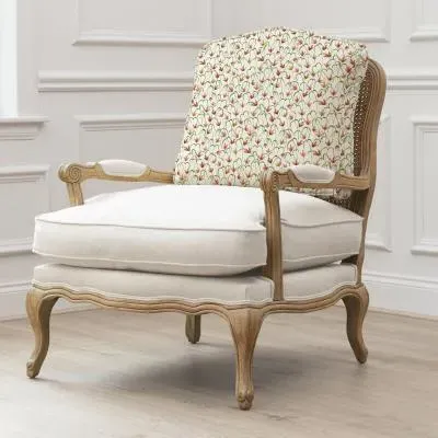 Fresia Florence Armchair - Oak, Linen image
