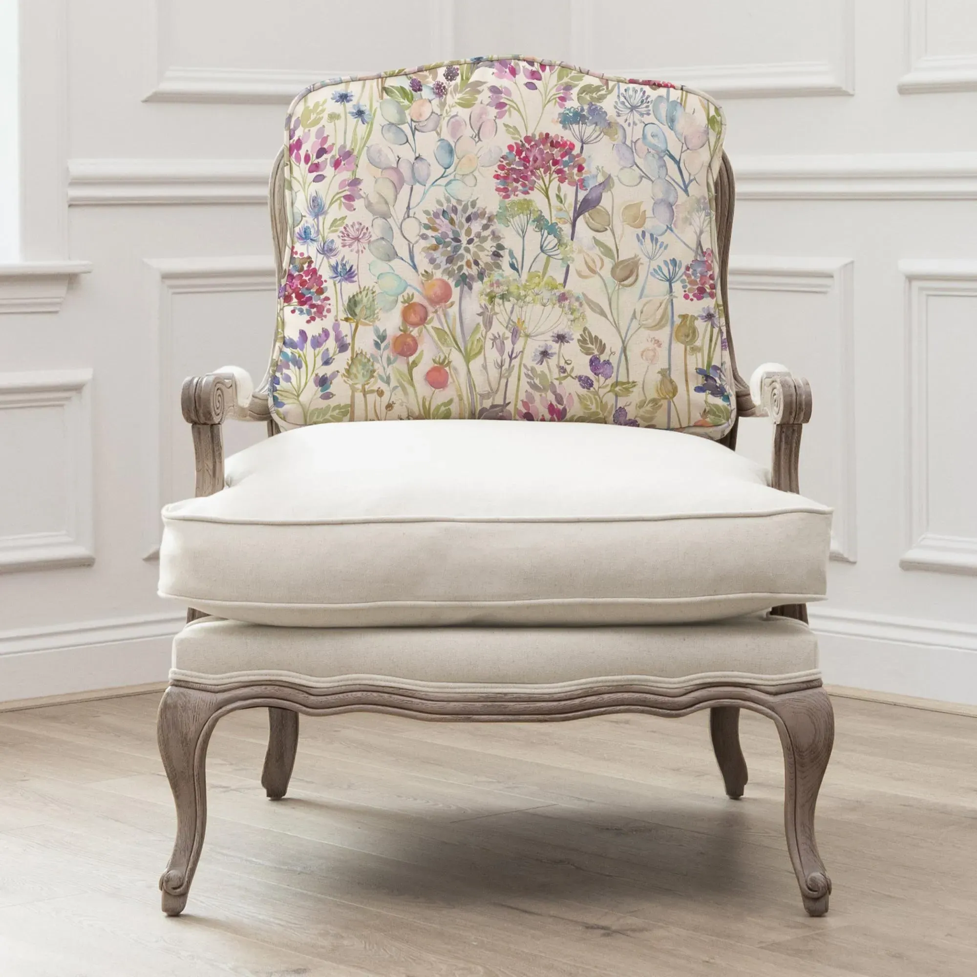 Hedgerow Stone and Lotus Florence Armchair - Pink
