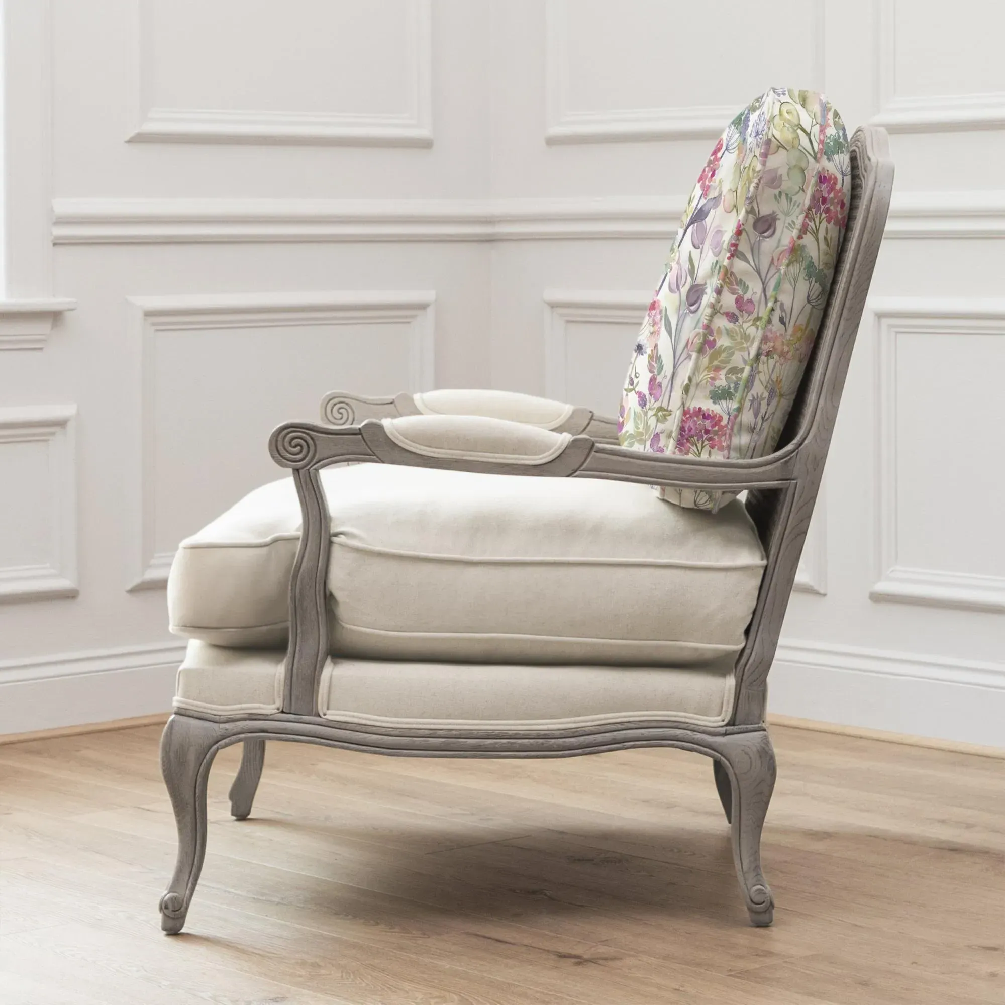 Hedgerow Stone and Lotus Florence Armchair - Pink