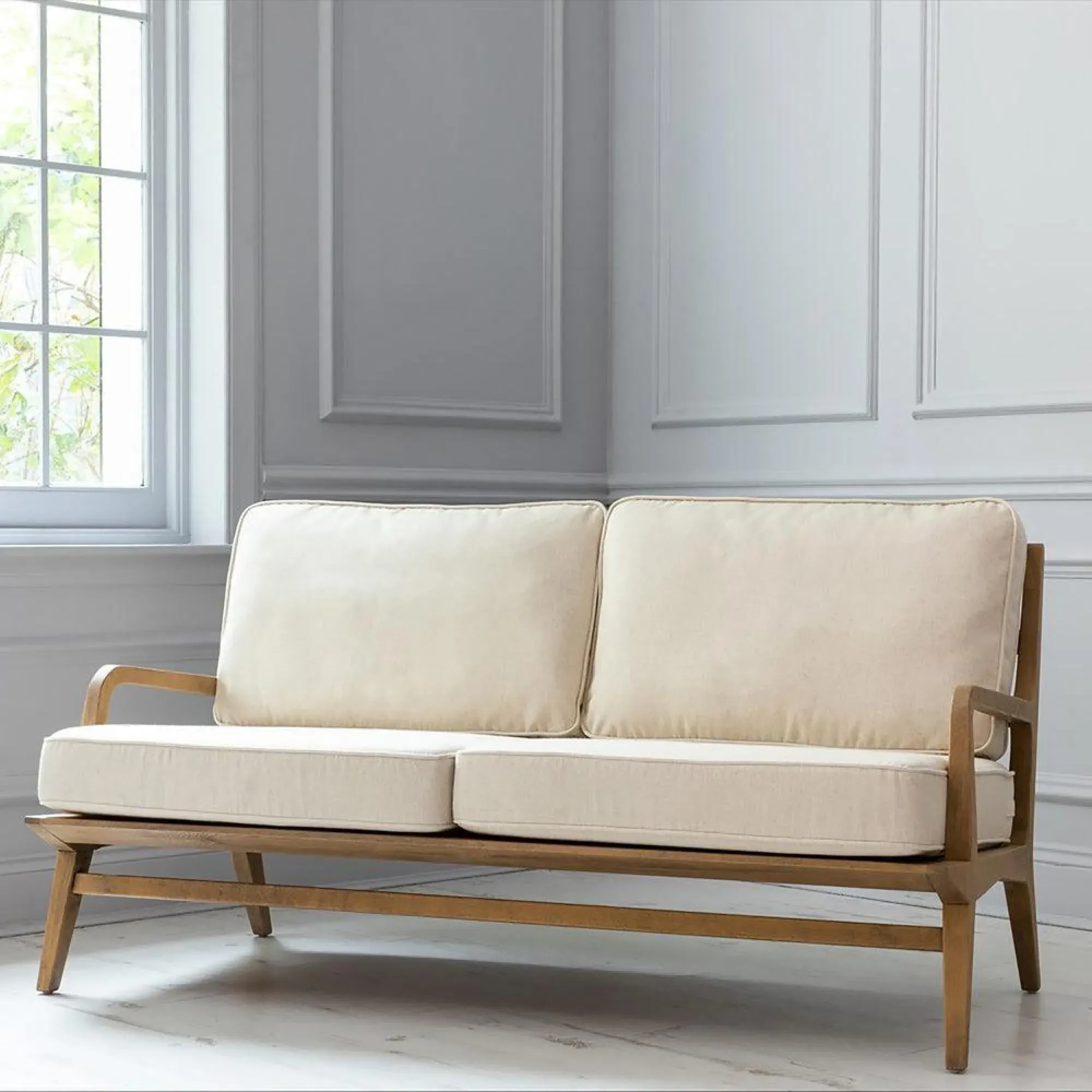 Idris 2-Seater Sofa - Warmwood