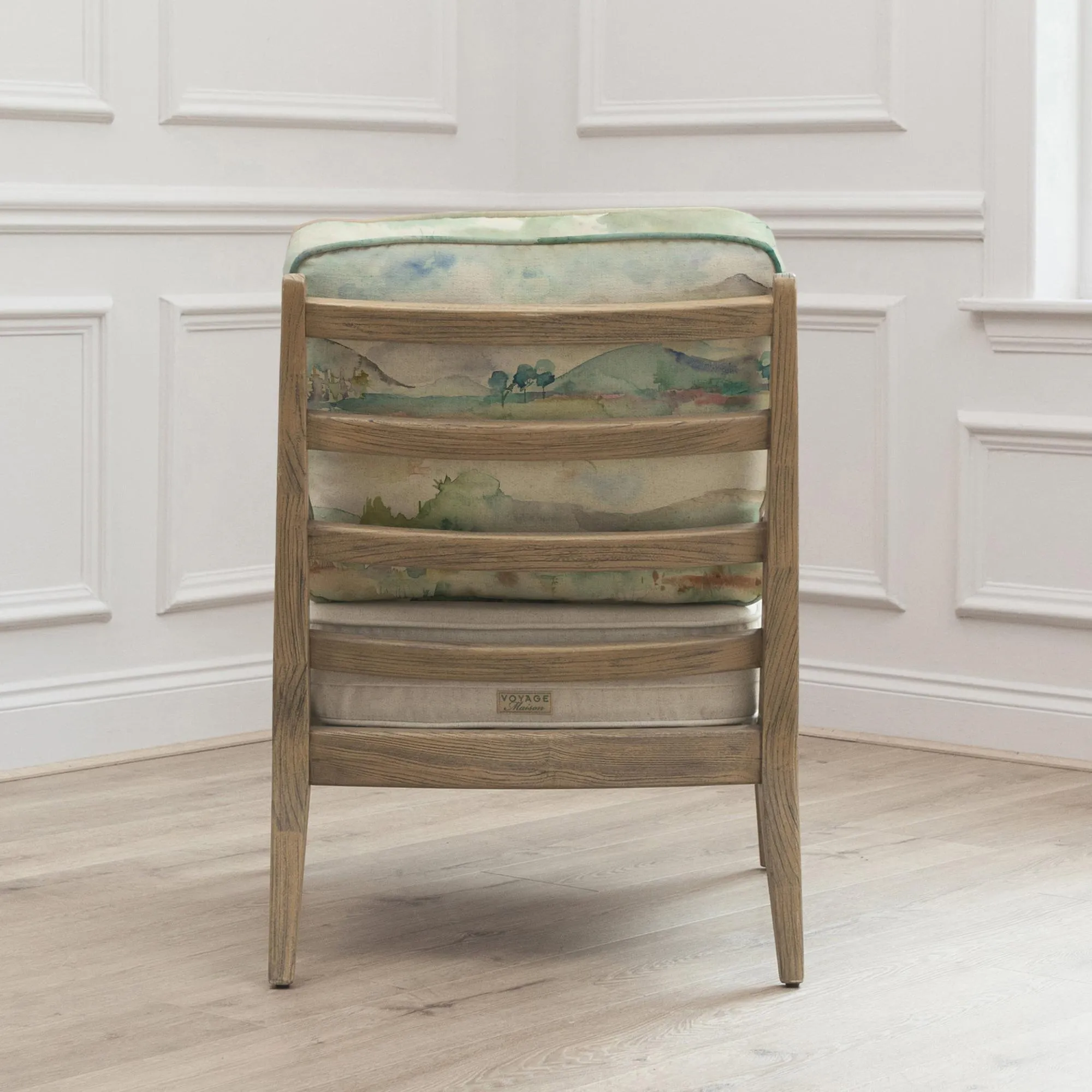 Idris Armchair - Green, Linen