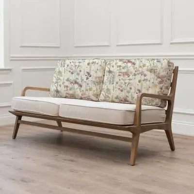 Ilinzas Poppy Idris 2-Seater Sofa - Pink