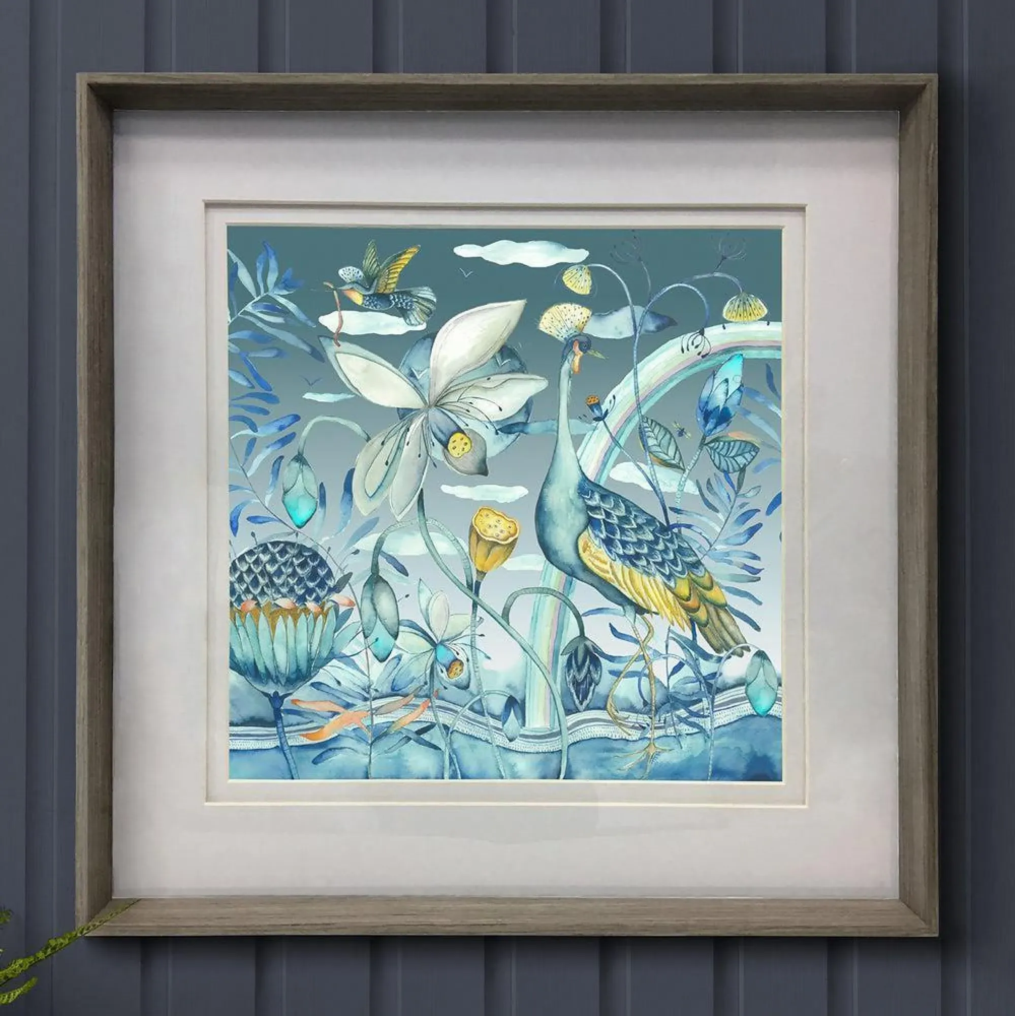 Luan Framed Print - Nut