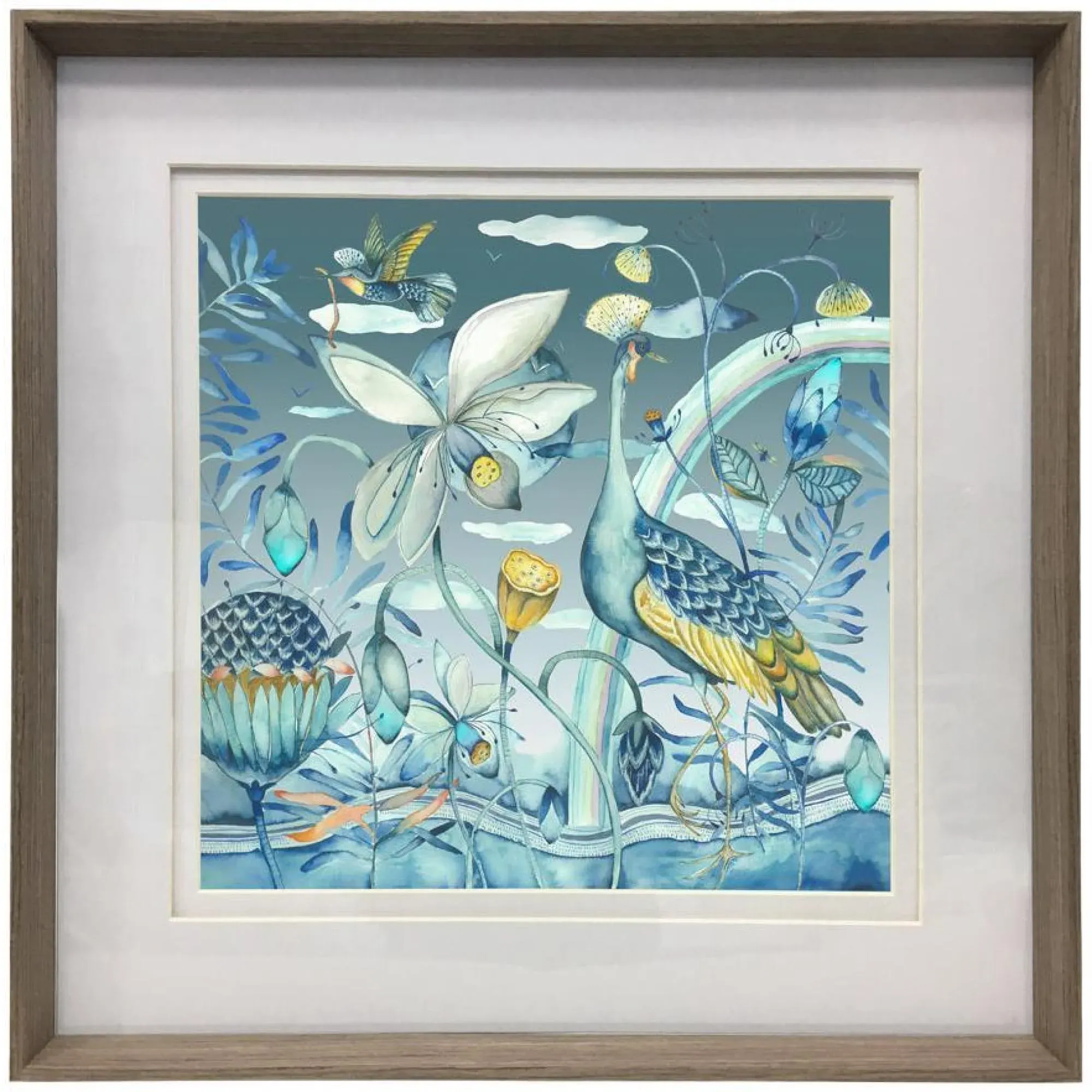 Luan Framed Print - Nut