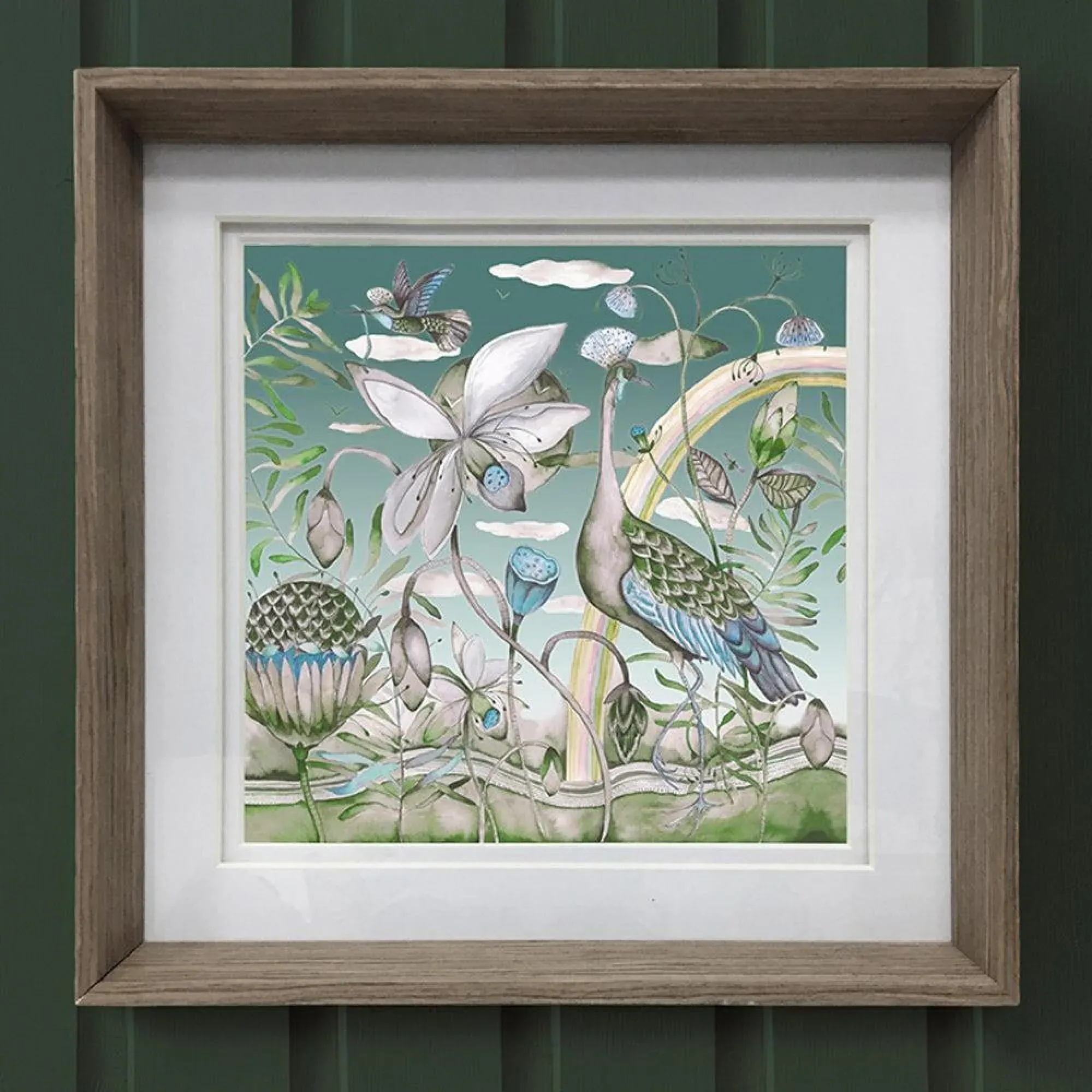 Luan Framed Print - Nut