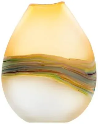 Lucius Frosted Vase - Citrine image