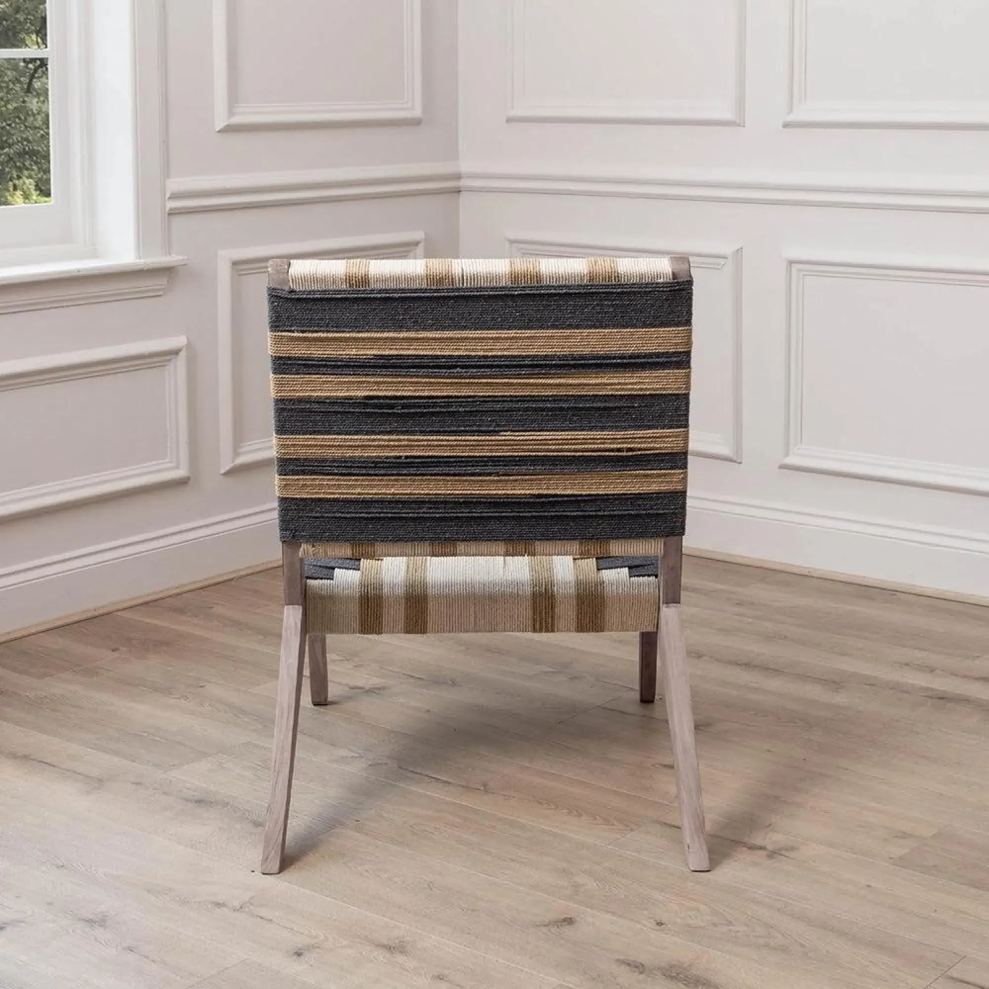Manali Chair - Greywash, Mango Wood