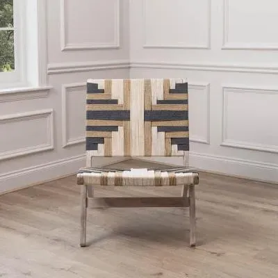 Manali Chair - Greywash, Mango Wood image