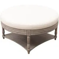 Maurice Storage Footstool - Stone