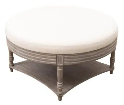 Maurice Storage Footstool - Stone image