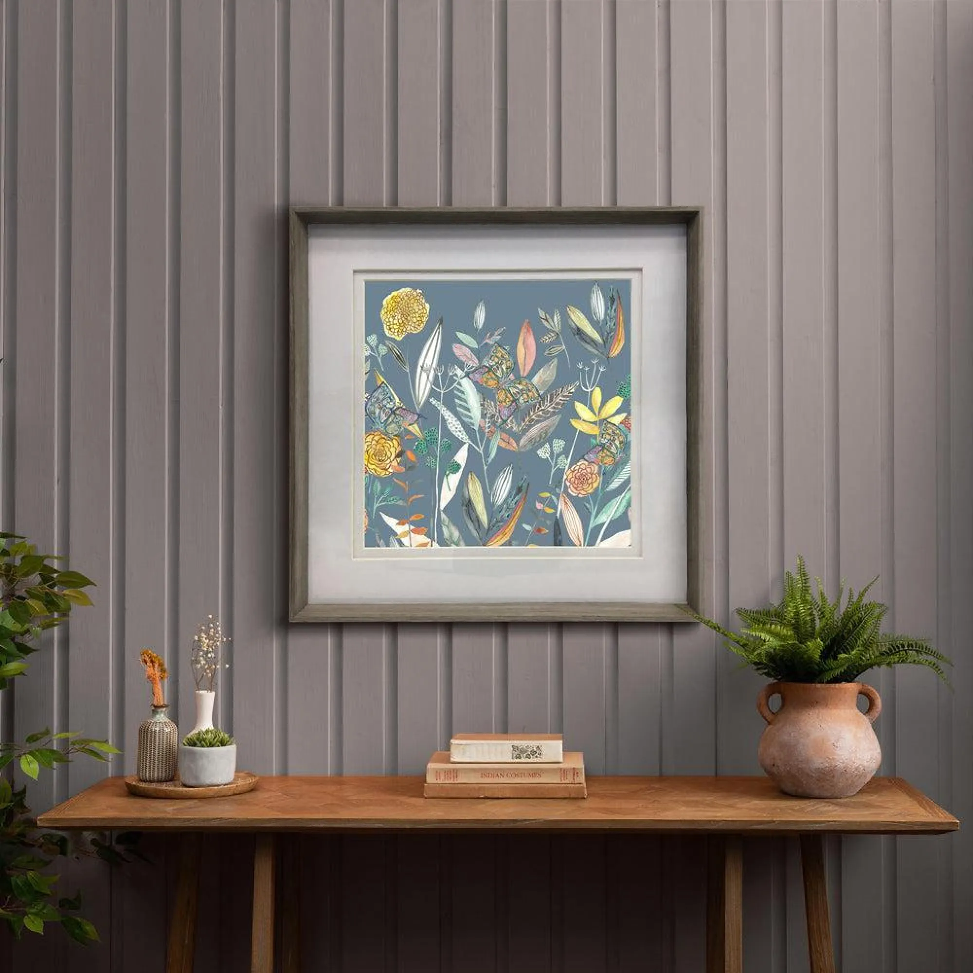 Orchard Framed Print - Nut and Twilight