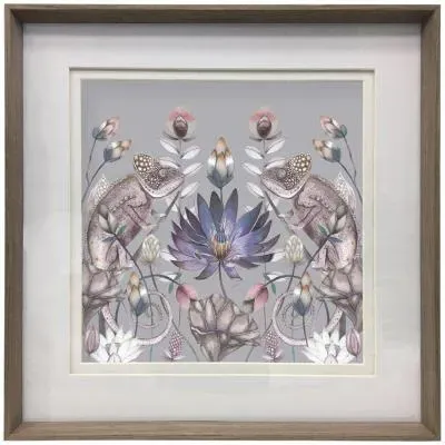 Oswai Square Framed Print - Nut image