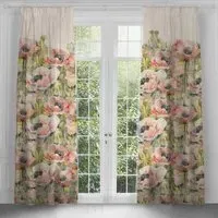 Papavera Pencil Pleat Curtains - Sweetpea