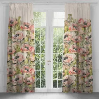 Papavera Pencil Pleat Curtains - Sweetpea image