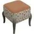 Ralf Elai Terracotta Printed Footstool