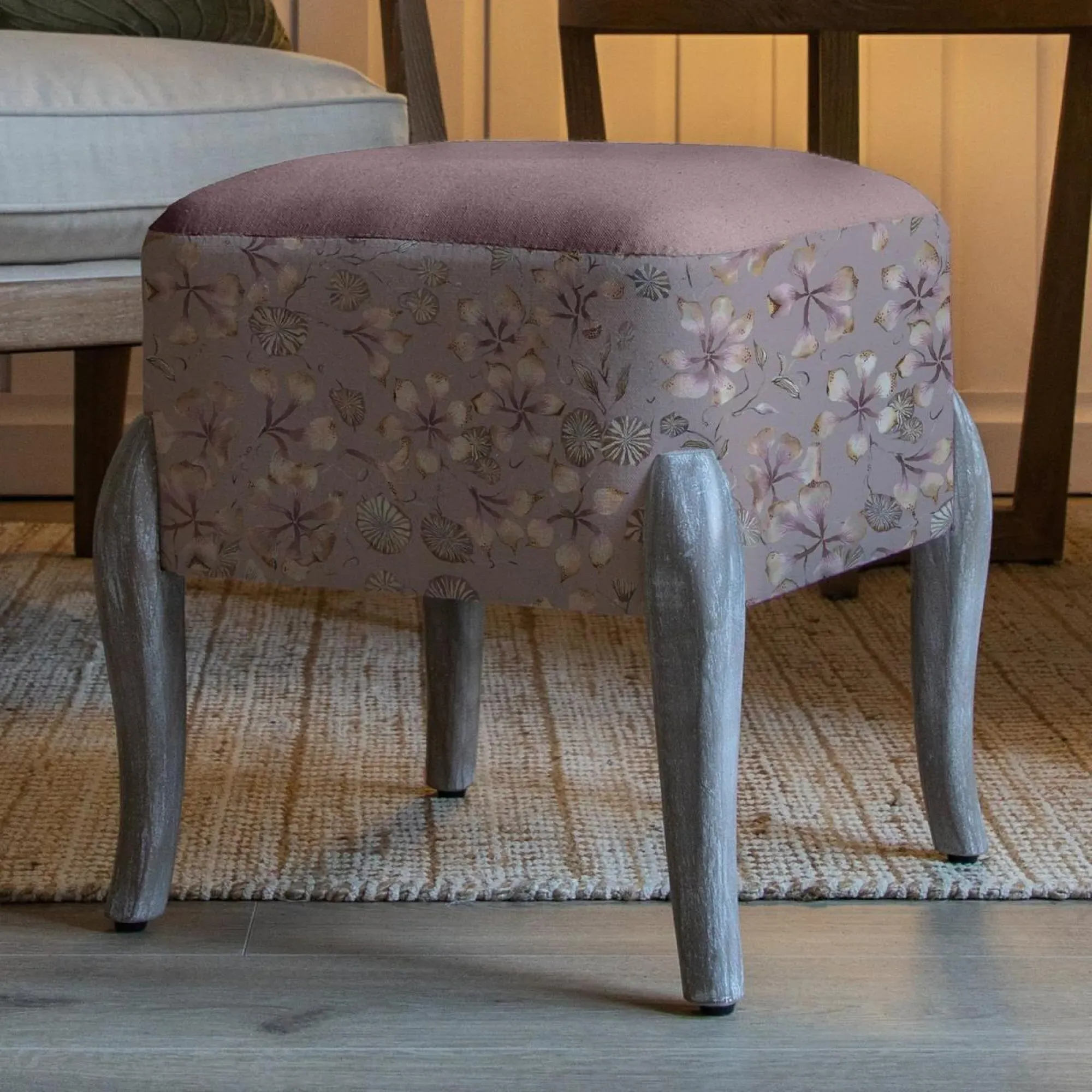 Ralf Philipa Viola Printed Footstool