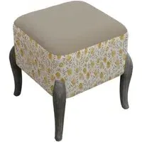 Ralf Slai Stone Printed Footstool