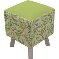 Toby Printed Footstool - Claudia Sand