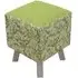 Toby Printed Footstool - Claudia Sand