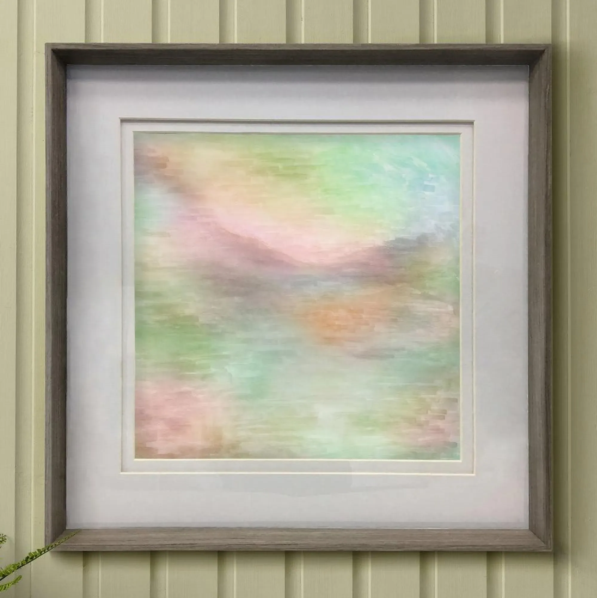 Tulla Framed Print - Nut and Eucalyptus