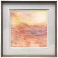 Tulla Framed Print - Nut and Saffron