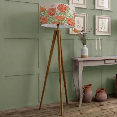 Valeria Eva Aratus Floor Lamp - Scarlet image