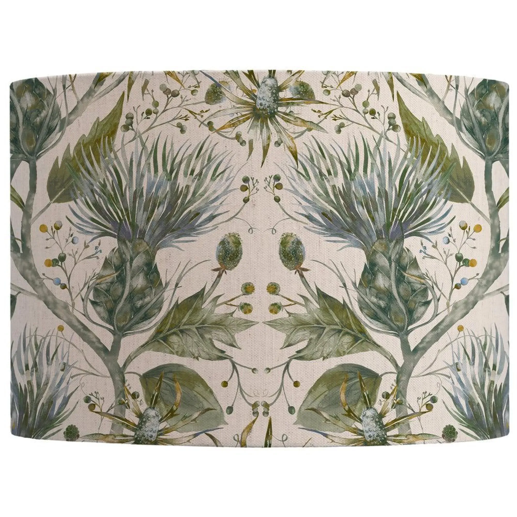 Varys Eva Lamp Shade - Green, Linen