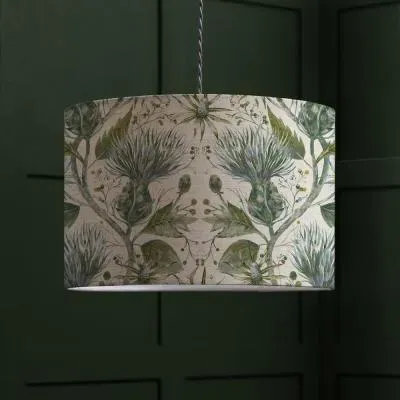 Varys Eva Lamp Shade - Green, Linen