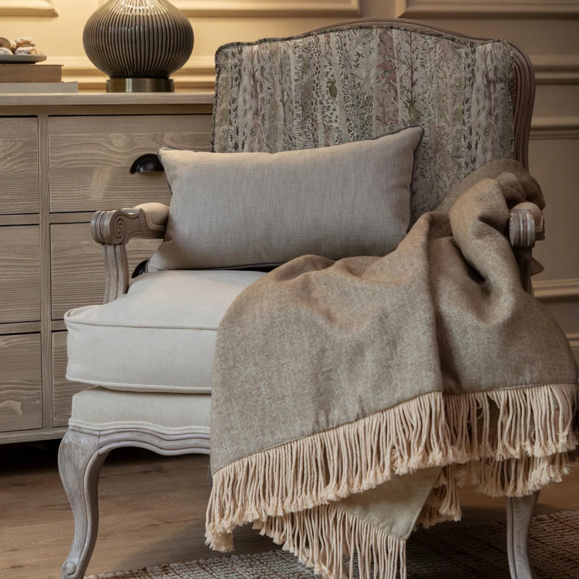 Whimsical Tale Stone Willow Florence Armchair - Beige