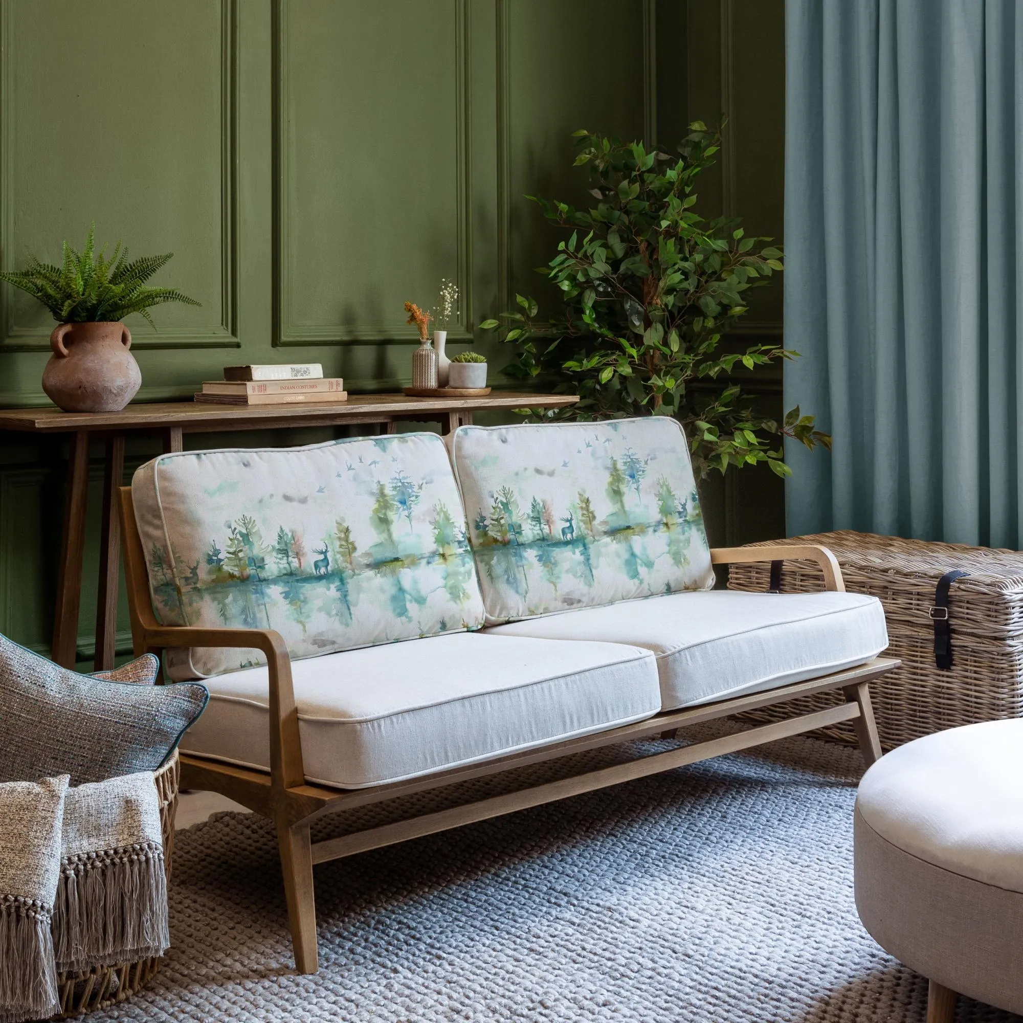 Wilderness Topaz Idris 2-Seater Sofa - Green