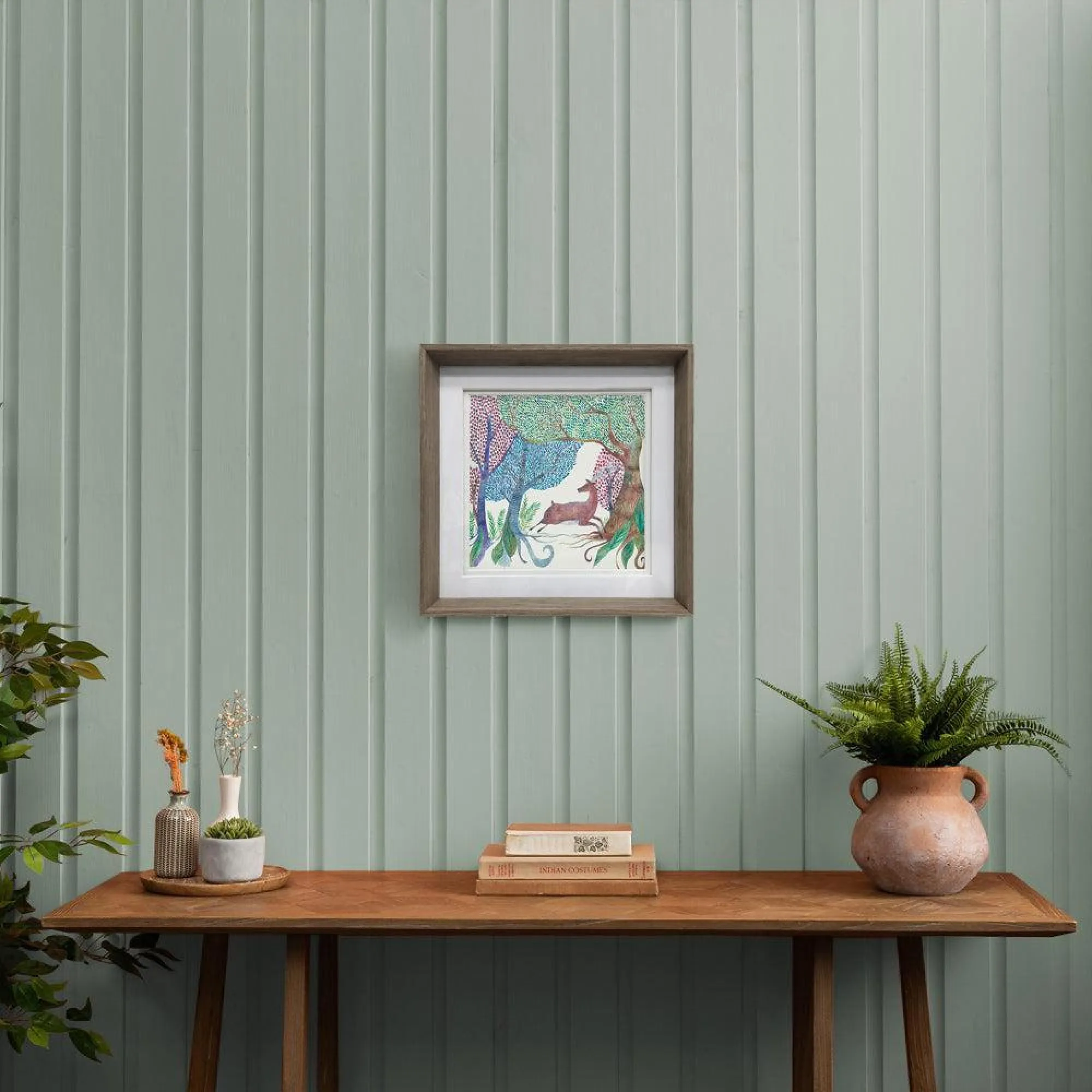 Willow Woods Framed Print - Nut